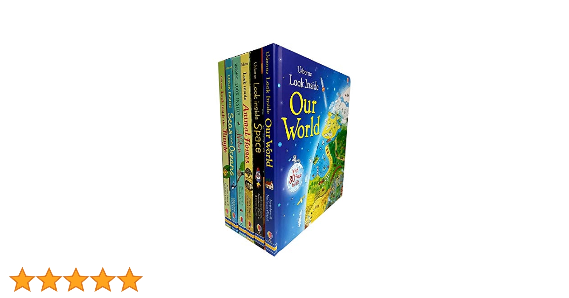 Usborne Look Inside Our world 6 Books Collection Pack Set